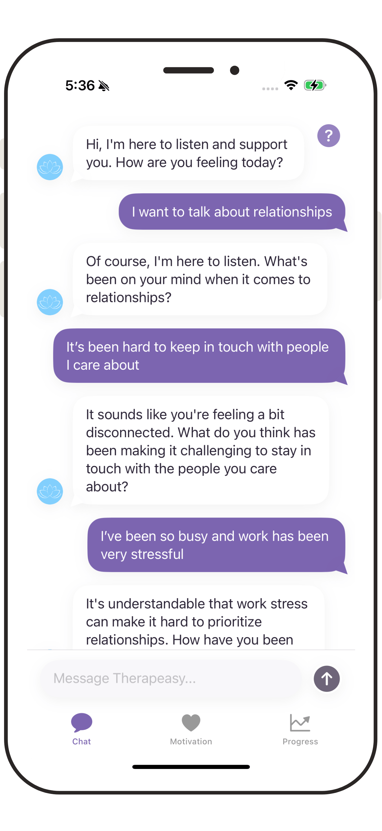 Therapeasy App Interface